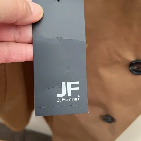 J. Ferrar Mens Midweight trench coat - Picture 7 of 7
